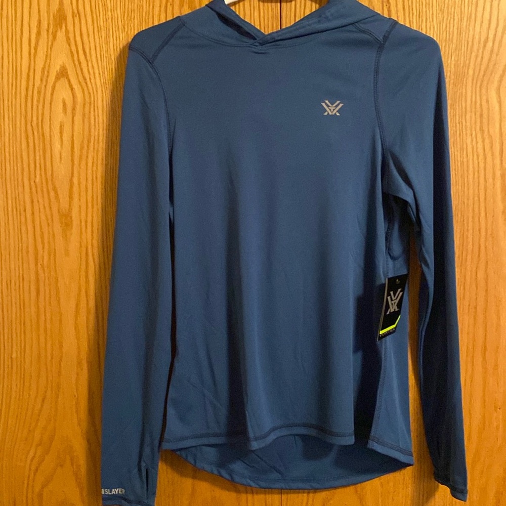 Vortex Sun Slayer Hoodie Sunshirt Small Dark Blue - Picture 2 of 10
